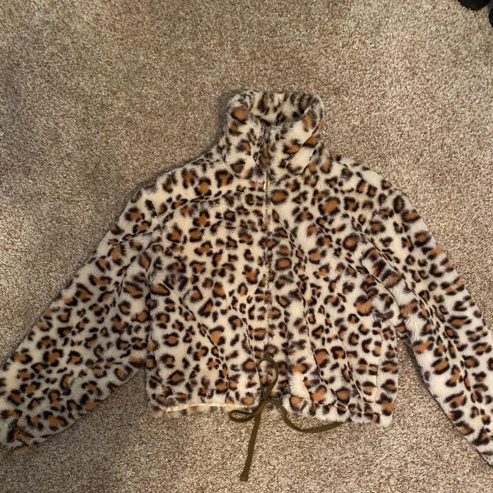 VS Pink Faux Fur Jacket